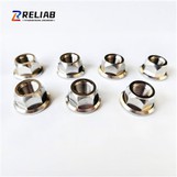 Tuercas de seguridad de nailon hexagonales de titanio